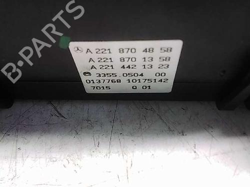 Climate control MERCEDES-BENZ S-CLASS (W221, V221)  | BP13748075I5 