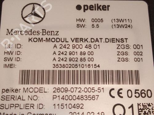Electronic module MERCEDES-BENZ C-CLASS (W205) C 220 BlueTEC / d (205.002, 205.004) | BP23421994M83 