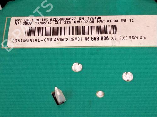 Instrument cluster CITROËN C3 II (SC_) 1.4 HDi 70 (SC8HZC, SC8HR0, SC8HP4) | BP24334115C47 - Image 4
