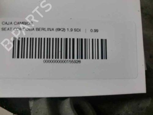 Gearbox SEAT CORDOBA (6K1, 6K2) 1.9 SDI | BP212925M3 