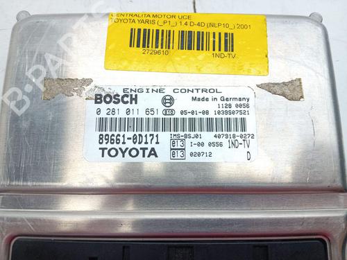 Engine control unit (ECU) TOYOTA YARIS (_P1_) 1.4 D-4D (NLP10_, NLP10R) | BP28074553M57 - Image 4