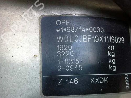 Right front driveshaft OPEL VECTRA B (J96)  | BP1416123M39 