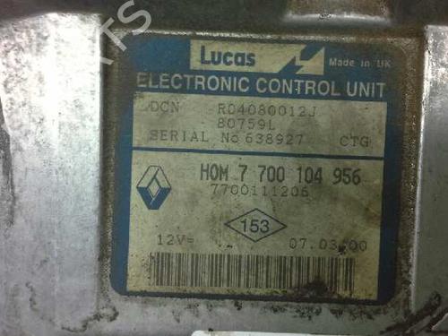 Engine control unit (ECU) RENAULT KANGOO (KC0/1_)  | BP152325M57 