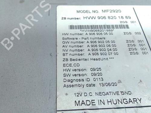 Autoradio VW CRAFTER 30-50 Van (2E_) 2.0 TDI | BP30043912E6