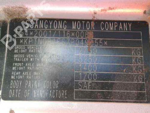 Left front fog light SSANGYONG RODIUS I  | BP3685523C30  - Image 9