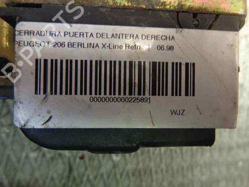 Front right lock PEUGEOT 206 Hatchback (2A/C) 1.9 D | BP2282400C97 