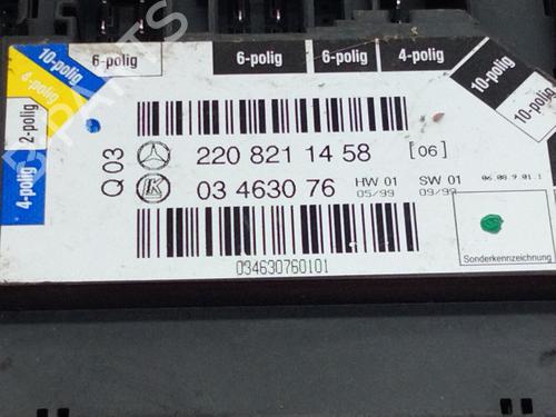 Electronic module MERCEDES-BENZ S-CLASS (W220, V220) S 320 CDI (220.026, 220.126) | BP15831031M83