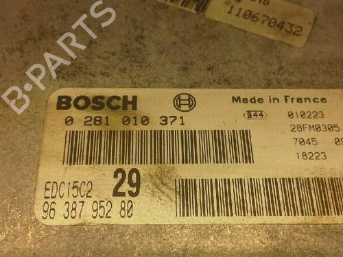 Engine control unit (ECU) CITROËN C5 I (DC_) 2.2 HDi (DC4HXB, DC4HXE) | BP243080M57