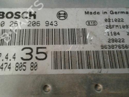 Engine control unit (ECU) PEUGEOT 307 (3A/C)  | BP1553335M57 
