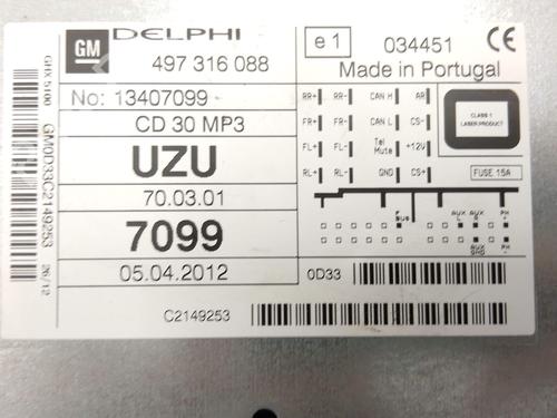 Radio OPEL CORSA D (S07) 1.3 CDTI (L08, L68) | BP36264533E6 - Image 6
