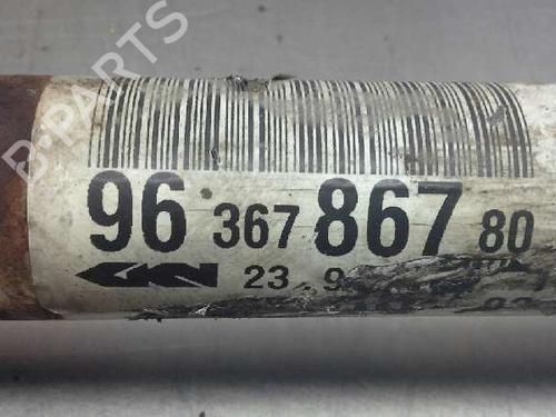 Left front driveshaft PEUGEOT 307 (3A/C)  | BP608474M38 