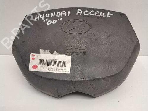 Used Driver airbag HYUNDAI ACCENT I (X-3) 1.3 i 12V (84 hp) 1358553