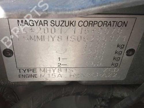 Brake master cylinder SUZUKI IGNIS I (FH)  | BP1621902M77 
