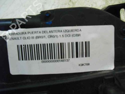 Front left lock RENAULT CLIO III (BR0/1, CR0/1) 1.5 dCi (C/BR0G, C/BR1G) | BP608784C98 