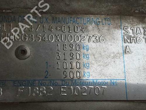 Throttle body HONDA ACCORD VI (CK, CG, CH, CF) 1.8 i (CG8) | BP14314037M82 