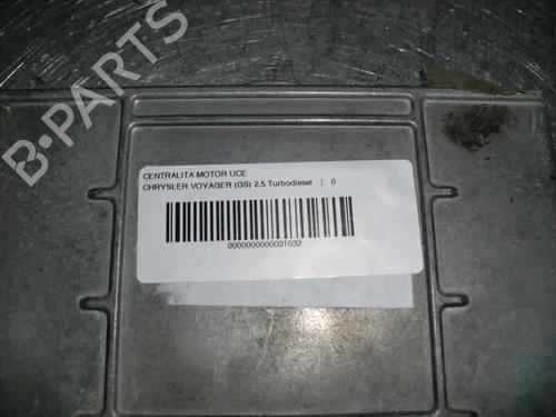 Engine control unit (ECU) CHRYSLER VOYAGER / GRAND VOYAGER III (GS_, NS_) 2.5 TD | BP185680M57 