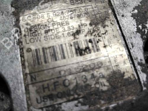 AC compressor FIAT PUNTO (188_) 1.9 DS 60 (188.031, .051, .231, .251) | BP1025604M34