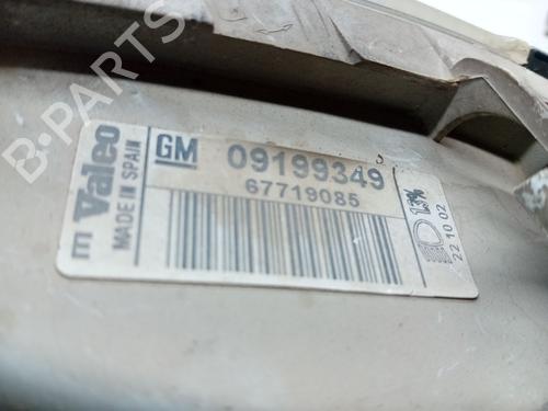 Right headlight OPEL AGILA (A) (H00) 1.0 12V (F68) | BP28112811C29 