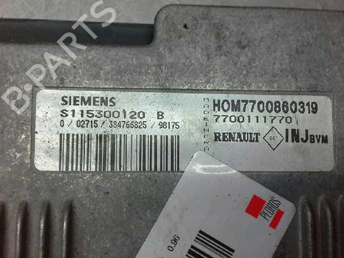 Engine control unit (ECU) RENAULT MEGANE I Classic (LA0/1_) 1.6 e (LA0F, LA0S) | BP150901M57