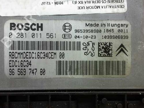Engine control unit (ECU) CITROËN C5 II (RC_)  | BP151010M57 