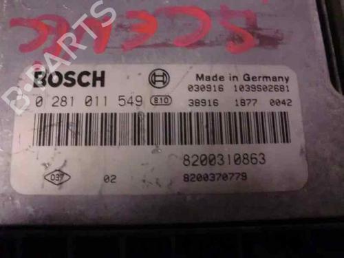 Motorstyringsenhet RENAULT MEGANE Scenic (JA0/1_) 1.9 dTi (JA0N) | BP156661M57
