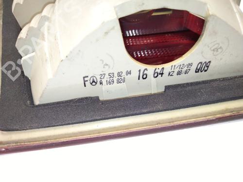 Right tailgate light MERCEDES-BENZ B-CLASS Sports Tourer (W245) B 180 CDI (245.207) | BP28130049C80 