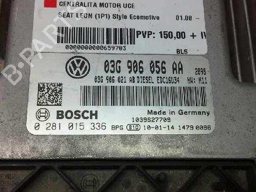 Engine control unit (ECU) SEAT LEON (1P1) 1.9 TDI | BP152371M57 - Image 2