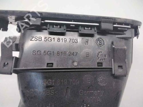 Air vent VW GOLF VII (5G1, BQ1, BE1, BE2) 1.4 TSI | BP11681213I21 