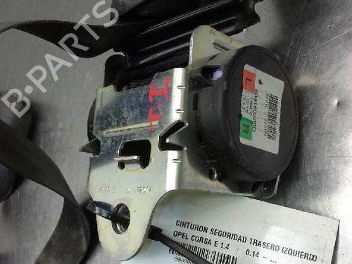 Rear left seatbelt OPEL CORSA E (X15) 1.4 (08, 68) | BP6625437I29 