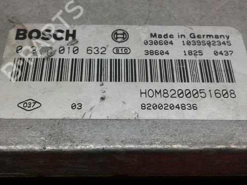 Engine control unit (ECU) RENAULT TRAFIC II Van (FL)  | BP6126247M57 