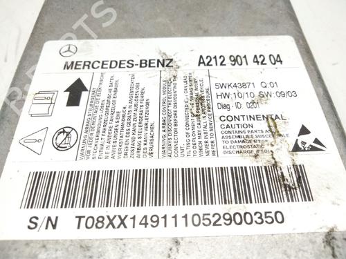 ECU airbags MERCEDES-BENZ E-CLASS (W212) E 350 CDI (212.023) | BP21590155M53 