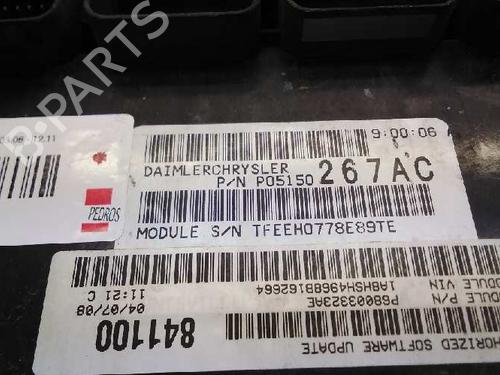 Engine control unit (ECU) CHRYSLER GRAND VOYAGER V (RT)  | BP10394757M57 