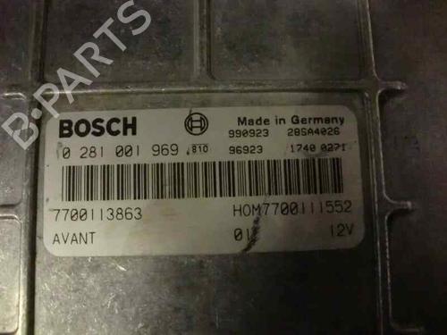 Engine control unit (ECU) RENAULT MEGANE I (BA0/1_) 1.9 dTi (BA08, BA0N) | BP156636M57 