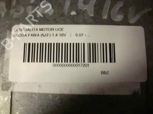 Engine control unit (ECU) SKODA FABIA I (6Y2) 1.4 16V | BP209921M57 