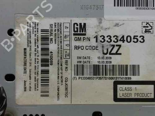 Radio OPEL ASTRA J (P10)  | BP223917E6 