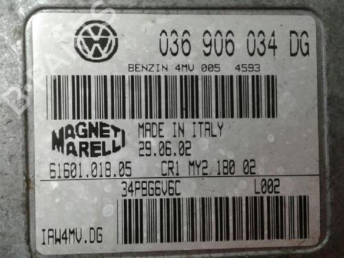 Engine control unit (ECU) SEAT IBIZA III (6L1)  | BP7458055M57 