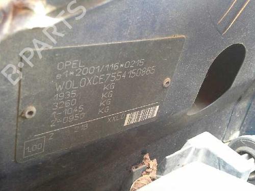 Left taillight OPEL MERIVA A MPV (X03) 1.7 CDTI (E75) | BP3245712C34 