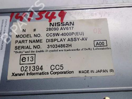 Display NISSAN PRIMERA Hatchback (P12)  | BP10060604C48 