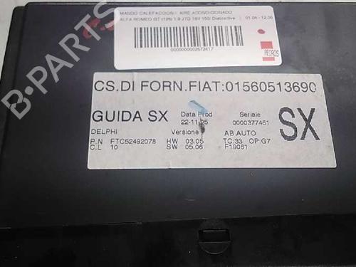 AC Styreenhet / Manøvreringsenhet ALFA ROMEO GT (937_) 1.9 JTD (937CXN1B) | BP17056728I5 