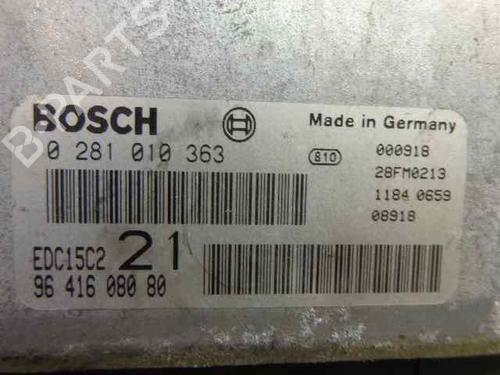 Engine control unit (ECU) PEUGEOT 406 (8B) 2.0 HDI 110 | BP151707M57 