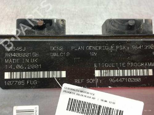 Engine control unit (ECU) PEUGEOT 206 Hatchback (2A/C) | BP151052M57