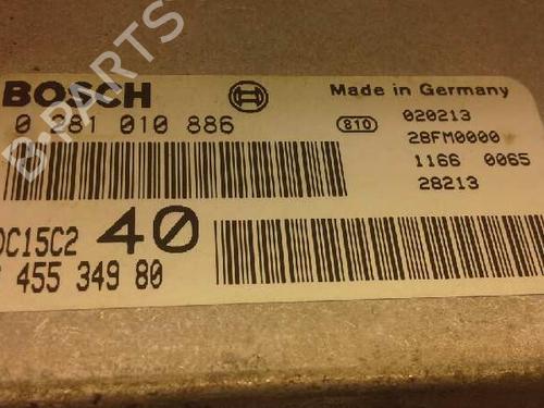 Engine control unit (ECU) CITROËN C5 I (DC_) | BP2136511M57