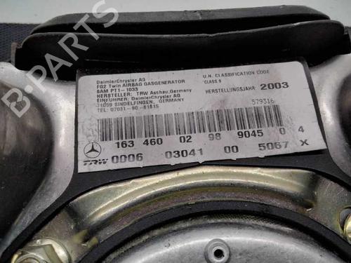 Driver airbag MERCEDES-BENZ M-CLASS (W163)  | BP223754C9 