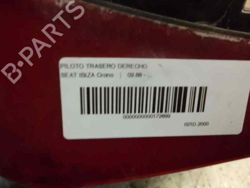 Right taillight SEAT IBIZA I (21A) 1.5 i | BP135173C35 