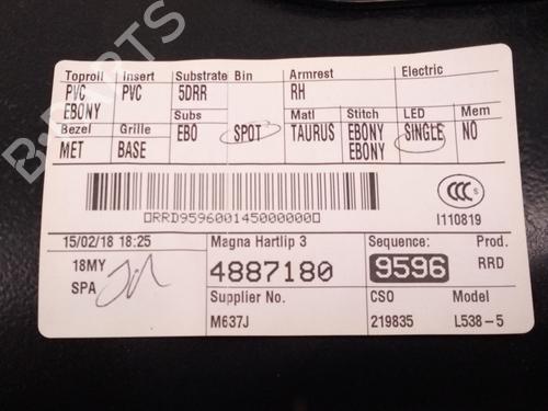 Rear right panel LAND ROVER RANGE ROVER EVOQUE (L538)  | BP22720738C61 