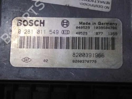 Engine control unit (ECU) RENAULT SCÉNIC II (JM0/1_)  | BP9237247M57 