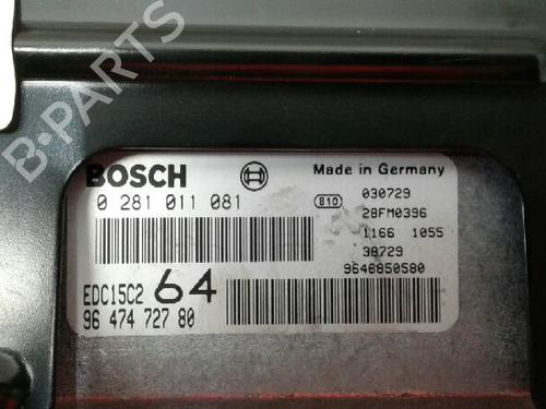 Engine control unit (ECU) PEUGEOT 307 SW (3H) | BP7206335M57
