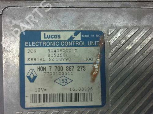Engine control unit (ECU) RENAULT MEGANE I Classic (LA0/1_) 1.9 TDI | BP152324M57