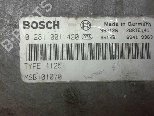 Engine control unit (ECU) LAND ROVER FREELANDER I (L314) 2.0 DI 4x4 | BP151599M57 