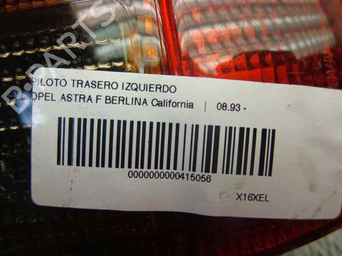 Left taillight OPEL ASTRA F Hatchback (T92) 1.6 Si (F08, M08, F68, M68) | BP161225C34 